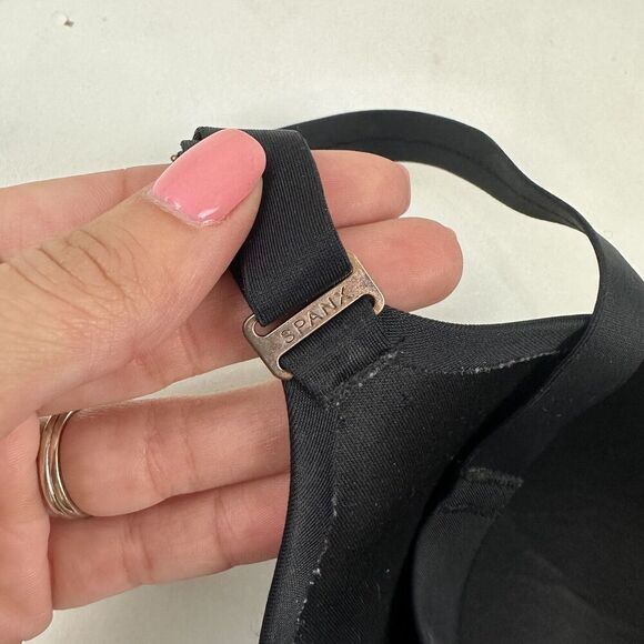 Spanx Brallyywood Hills Sara Blakely Side Slimming Bra Lightly Padded Black 32C - Picture 4 of 8